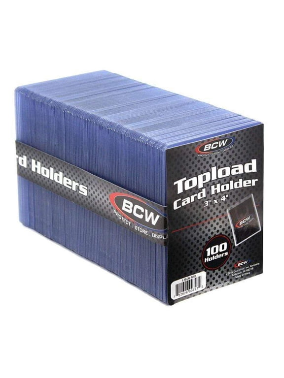 3X4 TOPLOAD CARD HOLDER - STANDARD (100 CT. PACK)