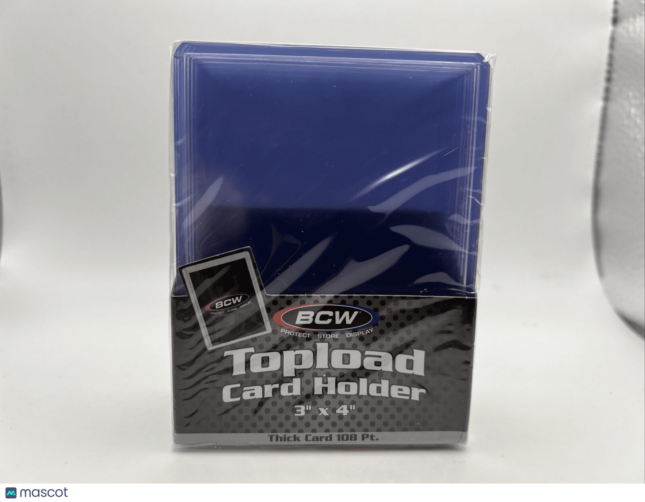 BCW Toploader Porta Carte Da Collezione | 108pt | 10 Custodie Rigide 3x4 Pollici