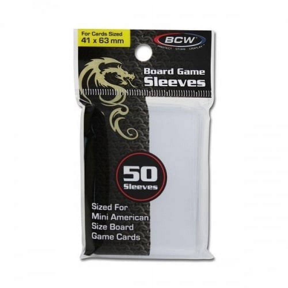 card sleeves 41x63 Board Game Sleeves: Mini (41x63 mm) Tokens & Tales or patterned with logos or pictures 41 x 63mm (Mini American)