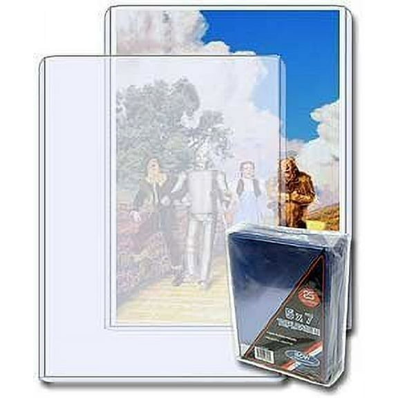BCW Toploader 5x7 Hard Plastic Rigid Holder (25 per pack)
