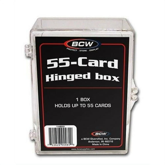 BCW 55ct Hinged Box 1-HB55
