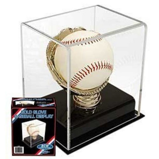 BCW Acrylic Gold Glove Baseball Display