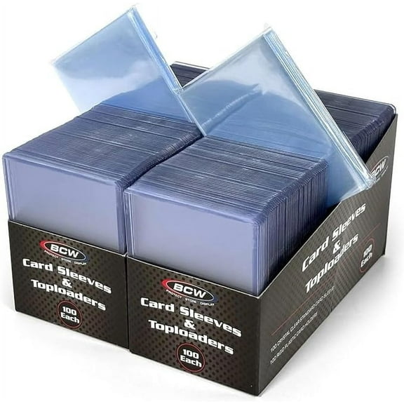 BCW Supplies Card Sleeve & Toploader Combo Pack (200) New
