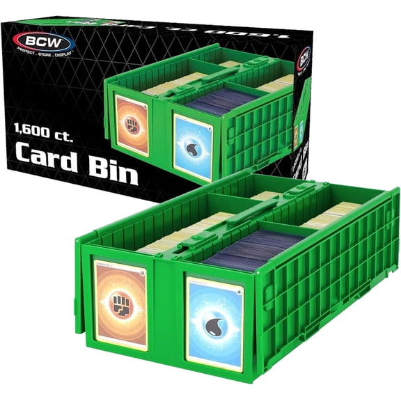 Collectible Card Bin - 1600 - Green