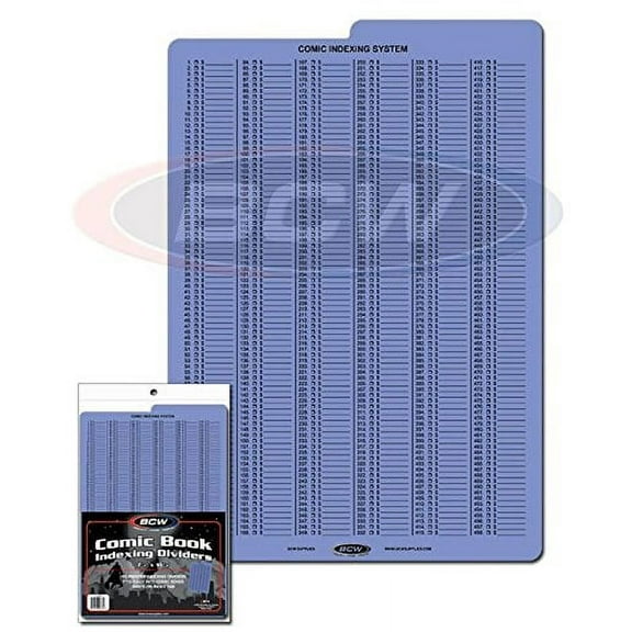 BCW Comic Book Indexing Dividers