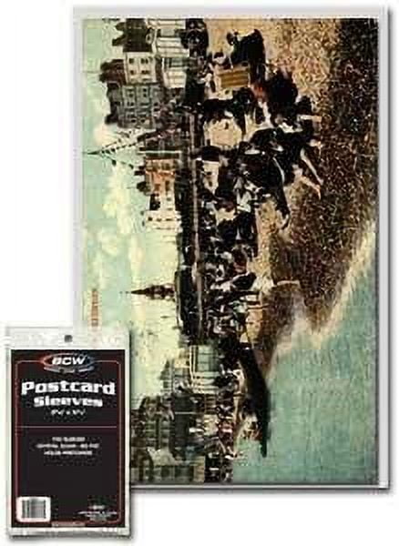 post card sleeves PREMIUM POSTCARD as well as Superior Card Sleeves (1000) CSP Postcard Sleeves Pkgs