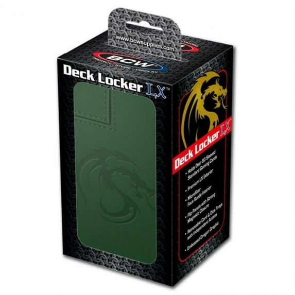 BCW Deck Locker, LT, Green