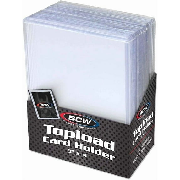 BCW 3x4 Topload Card Holder - Standard