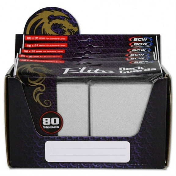 BCW Diversified BCDDGEGWHI Elite Deck Guard, White - 80 Count