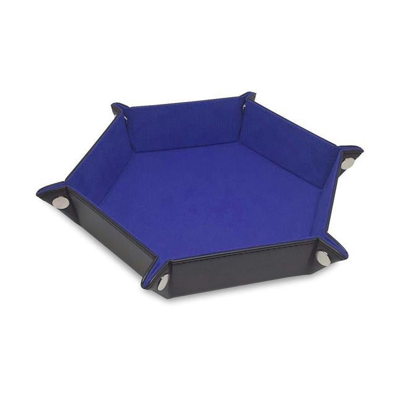 BCW Diversified BCDDTHEXBLU LX Hexagon Dice Tray, Blue