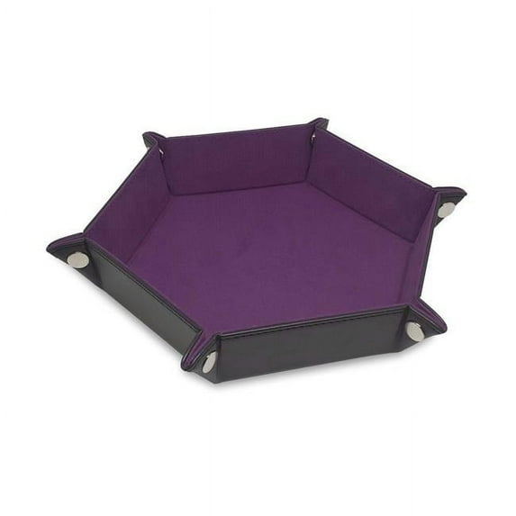BCW Diversified BCDDTHEXPUR LX Hexagon Dice Tray, Purple