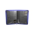thumbnail image 1 of BCW Diversified BCDZF9LXBLU Zipper Folio 9 Pocket LX Album, Blue, 1 of 4