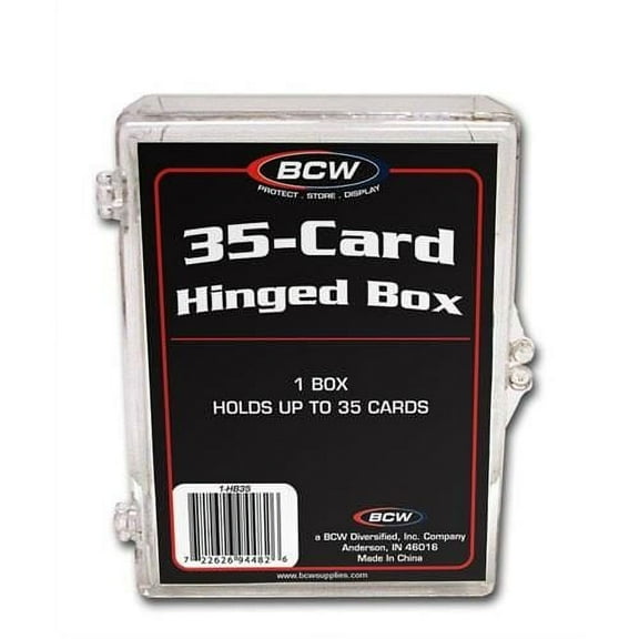 BCW 35-Card Hinged Box