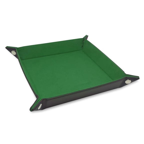 BCW LX Square Dice Tray, Green