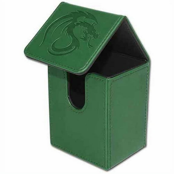 BCW Padded Leatherette Deck Case LX, Green