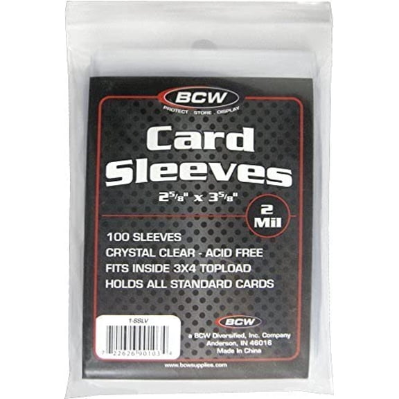 "BCW Penny Sleeves 1-CASE, 10,000 Sleeves"