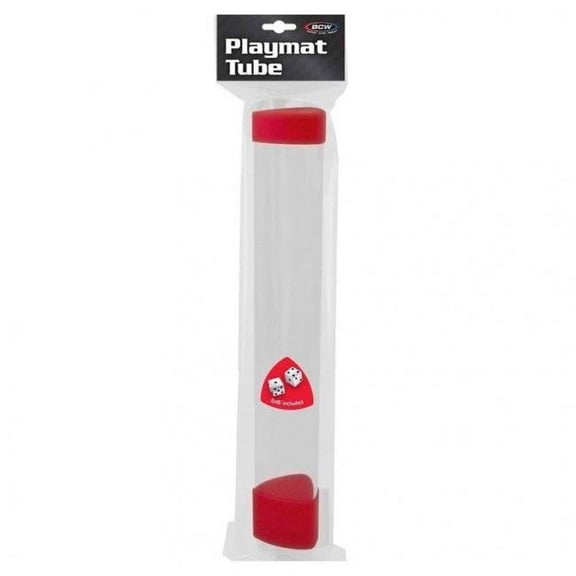 BCW Playmat Tube - Red Card Supplies
