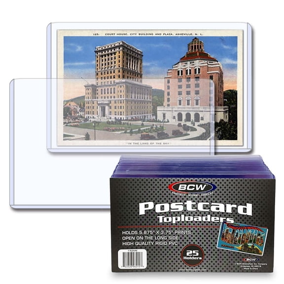 BCW Postcard Topload 5 7/8 x 3 3 /4