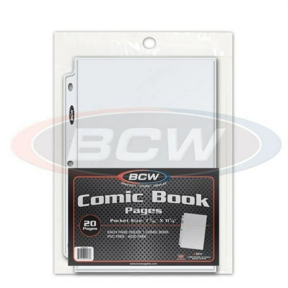 BCW Pro Comic Book Page 20 Ct. Pack