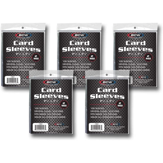 BCW Standard Card Sleeves 5 pk