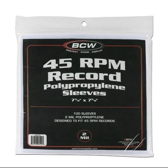 BCW, Vinyl Record Sleeves, 7