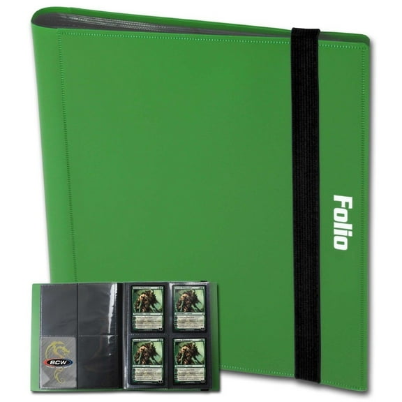 BCW Z-Folio 4-Pocket Album - Green