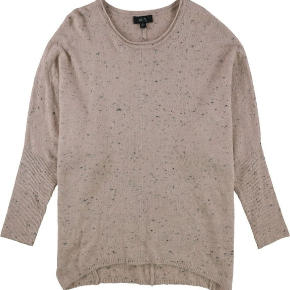BCX Womens Crew Neck Pullover Sweater, Pink, X-Large