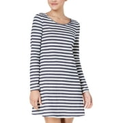 BCX Womens Juniors Mini Striped Casual Dress
