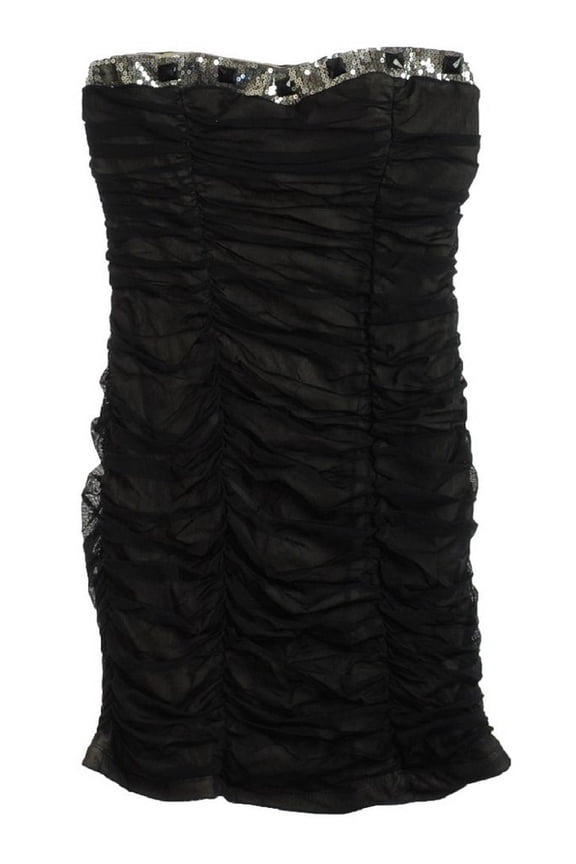 Womens Lined Strapless Sundress nude 9 - Juniors