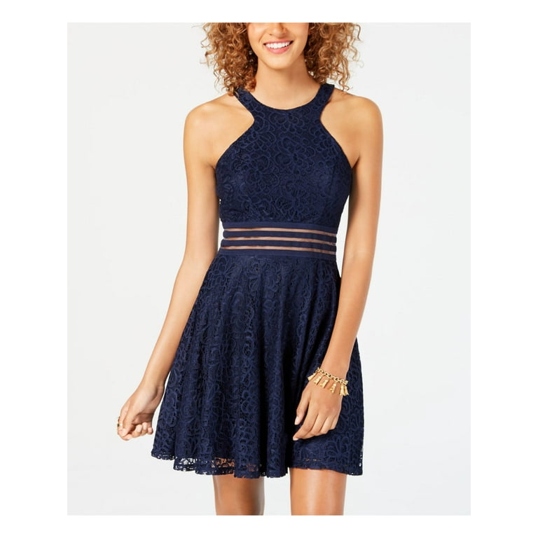 Short blue dresses for cheap juniors