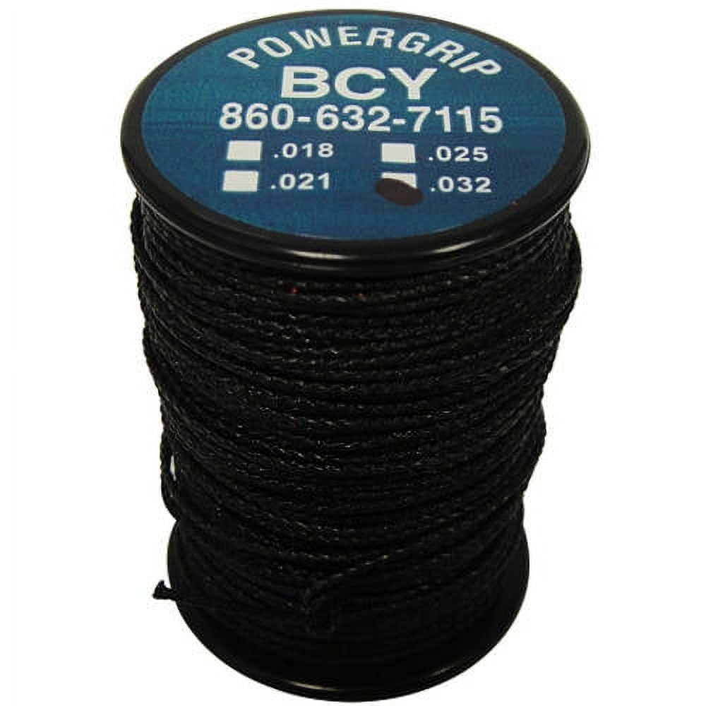 BCY .032 40 yds. Power Grip Serving, Black
