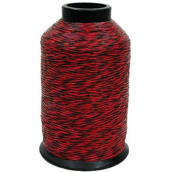 BCY 452X Bowstring Material, Red/Black, 1/8 lb.