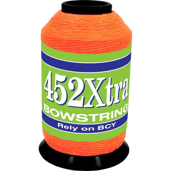 BCY 452Xtra Bowstring Material Flo Orange 1/4 lb.