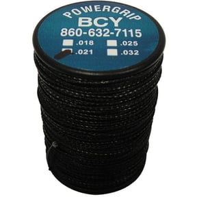 BCY 65809 Power Grip Serving Black. 021 75 yds Archery Spool Hunting Bow String