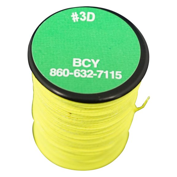 BCY 66535 3D End Serving Neon Yellow 120 yds Archery Spool Hunting Bow String