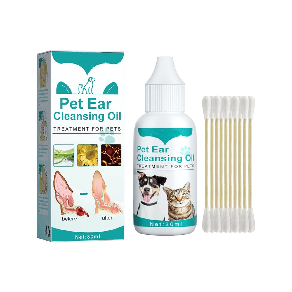 BCY Pet Cleaning Series Dog And Cat Ear Canal Odor Cleaner Ear Wax ...