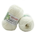 thumbnail image 1 of BCZHQQ 100% Bamboo & Cotton Yarn: Warm, Soft & Eco-Friendly for Knitting, Crochet & Knitwear - 50g Natural Skein, 1 of 1