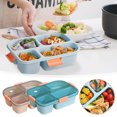 thumbnail image 1 of BCZHQQ 1550ml Office Worker's Microwave-Safe Bento Lunch Box - Thoughtfully Designed with Four Compartments for Versatile Meal Prep,Summer Saving Clearance, 1 of 8