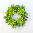 thumbnail image 1 of BCZHQQ 18" Spring Wreaths for Front Door Lemon Wreath Summer Wreath with Green Eucalyptus Leaves, Artificial Wreath Green Foliage Wreath for Wall Window Farmhouse Party Holiday Home Decor, 1 of 6
