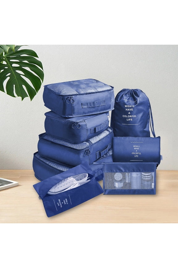 8 Set Packing Cubes for Suitcases,Travel Bag Organizers for Carry on Luggage,Suitcase Organizer Bags Set for Travel Essentials Travel Accessories in 4 Sizes(Extra Large,Large,Medium,Small)