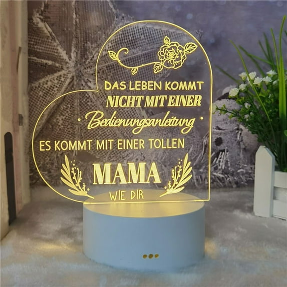 BCZHQQ Best Boss Gifts for Women - Unique Acrylic Night Light with Warm Words,Thoughtful Appreciation Gift for Female Boss Birthday,Bosses Day,Perfect Boss Lady Gifts,Mother's Day Gift