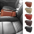 thumbnail image 1 of BCZHQQ Car Leather Cup Holder Gap Bag,Car Seat Gap Filler Organizer,Seat Gap Storage Box,Adjustable Car Seat Storage Box,Leather Car Seat Gap Organizer for Phones Glasses Keys Cards, 1 of 7