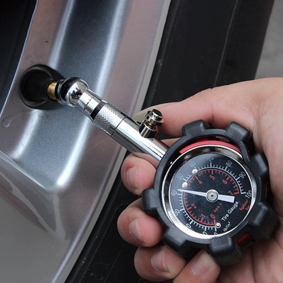 BCZHQQ Car Truck Tire Pressure Gauge 0-100 PSI,2.3 Dial,Heavy Duty Analog,Easy Read,Black,4.53x2.36x0.79in