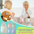 thumbnail image 1 of BCZHQQ Cute Rabbit Shape Storage Box,Wall Mounted Toothbrush Holder Toothpaste Storage Rack Makeup Table Storage Box,Summer Clearance, 1 of 4
