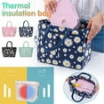 thumbnail image 1 of BCZHQQ Daisy Pattern Insulated Lunch Bag - Stylish & Spacious for Women & Men - Reusable Tote with High Capacity,Perfect for Travel,Work,Picnics & More,Summer Saving Clearance, 1 of 8