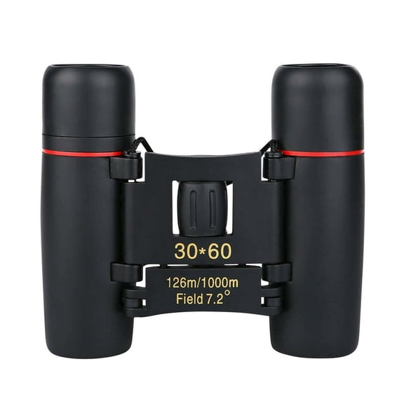 BCZHQQ Day Vision 30x60 Zoom Binoculars - Portable Travel Telescope with Advanced Multi-Layer Blue Optical Lens Coating, Anti-Reflective Eyepieces, Central Focus + Fine Tuning,3.54 x 2.36 Inches