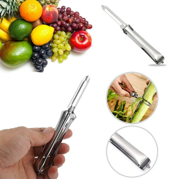 BCZHQQ Efficient Stainless Steel Melon Peeler - Household Kitchen Knife for Precision Fruit Peeling,Summer Saving Clearance