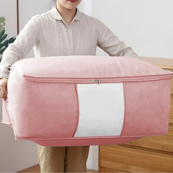 BCZHQQ Extra Large Moving Bags with Strong Zippers & Carrying Handles,Storage Bags Storage Totes for Clothes,Moving Supplies,Space Saving Oversized Storage Bag Organizer for Moving,Traveling