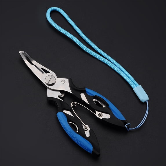 BCZHQQ Fishing Pliers Tool Stainless Steel Multi-Function Road Sub Pliers with Lanyard and Sheath