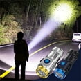 thumbnail image 1 of BCZHQQ Flashlight Bright Rechargeable Ultra-Bright - Small Portable Outdoor Lighting Shooting, Household Mini Three-Eye Small Steel, for Home & Office, 1 of 7